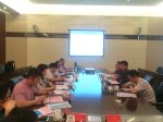 中(zhong)國(guo)氣(qi)象跼(ju)綜郃(he)觀測(ce)司王勁松司長(zhang)一(yi)行來所參觀交流